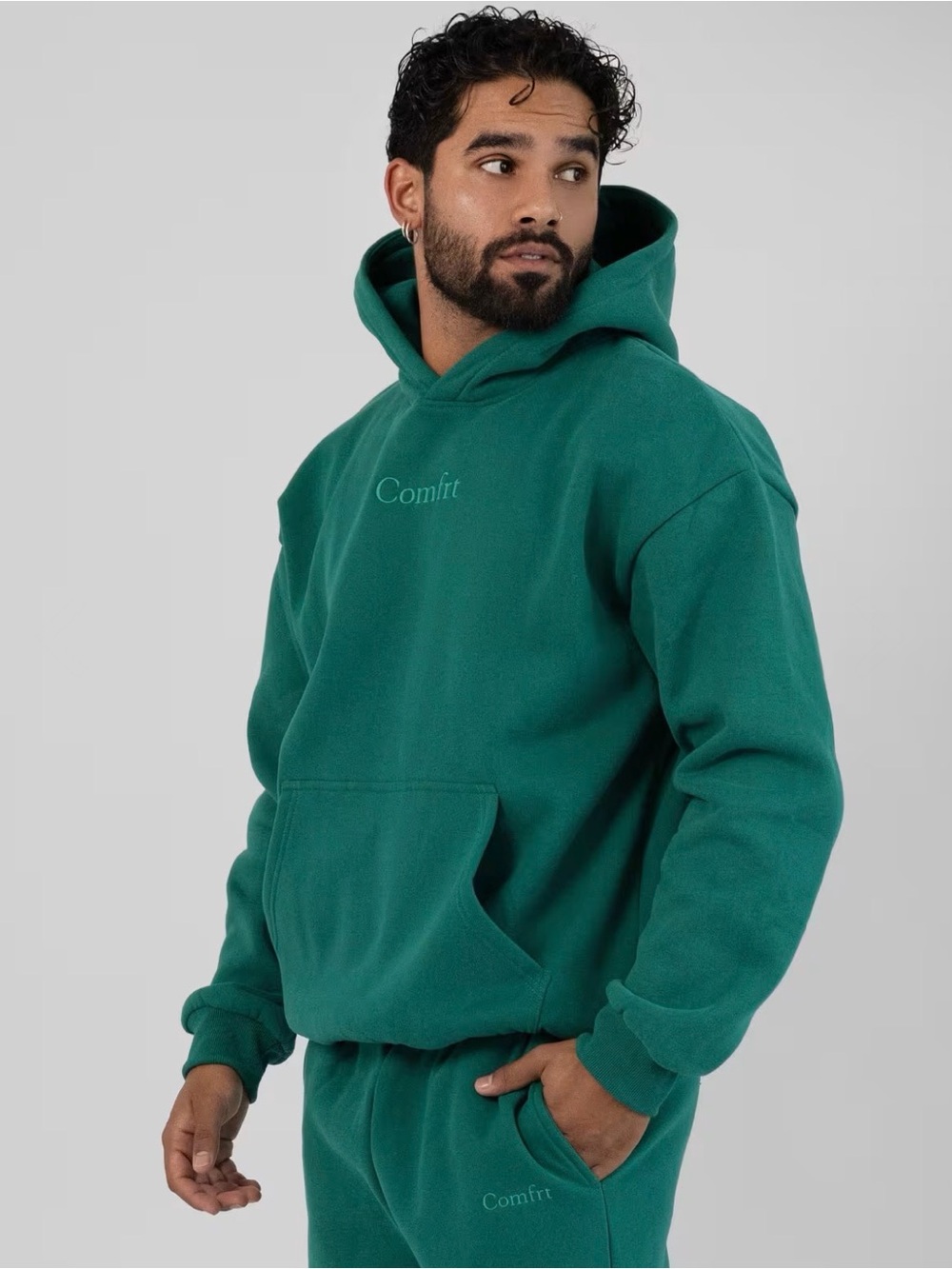 Comfrt Unisex Signature Hoodie - Teal